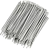 WUNDERGARDEN - 50 Anti-ROST Erdanker für Unkrautvlies, Erdnägel aus verzinktem Stahl im Set zur Befestigung von Unkrautflies,