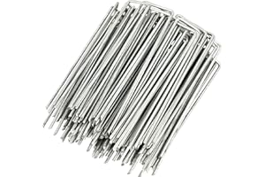GardenMate Robuste U-förmige Gartenstecker/Spikes/Pins/Heringe – Sod Klammern zur Verankerung von Landschaftsgewebe, viele weitere Anwendungen 50-Pack