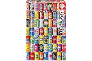 Educa - Drinks Cans Collage 500-bitars pussel för vuxna