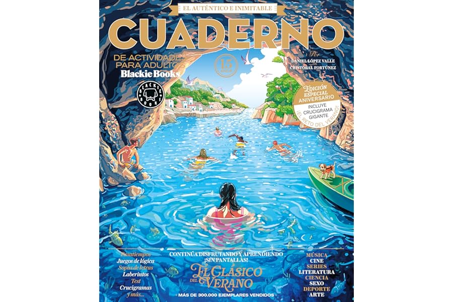 Cuaderno Blackie Books. Vol. 15: Cuaderno de actividades para adultos. EL AUTÉNTICO E INIMITABLE!