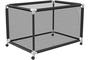 FIVMEN Pool-Aufbewahrungsbehälter mit Rolle Nudelhalter Aufbewahrungswagen mit Nylon-Netz Große Kapazität Organizer für Nudeln Spielzeug Schwimmring Handtücher, 122x78x88 cm