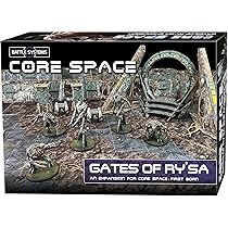 Battle Systems - Core Space First Born - Sci-Fi Miniatures Bordspel - Cyberpunk 28 mm sciencefictionfiguren voor 40K Wargame - Tafelblad Modulair 3D Gaming Terrein - (Eerstgeboren Ondersteuning