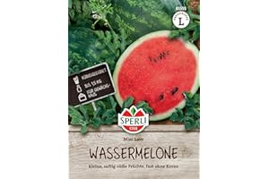 Sperli Wassermelonensamen Mini Love, F1 81555 - kleine und saftig- süße Früchte - fast ohne Kerne - kübelgeeignet - bis 1,5kg - Samen Gemüse, Saatgut, Gemüse Pflanzen
