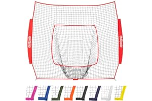 GoSports Baseball- und Softball-Übungsnetz mit Bogenrahmen, Tragetasche und Bonus-Schlagzone, ideal für alle Schwierigkeitsstufen