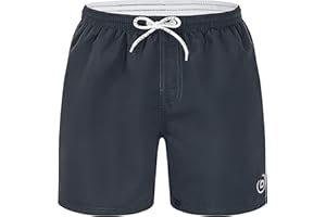 Bugatti - Bañador para hombre, color negro, azul marino o azul claro