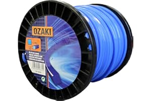 Greenstar - Bobine fil nylon, bleu, carré, 45m - Ø 3,30mm