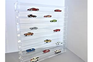 Técnicas Láser 1:60.4.2L10B/50.T Vitrina De Metacrilato, Transparente/Fondo Transparente, Montada mide 50x50x5 cm (altoxanchoxfondo), Set de 15 Piezas