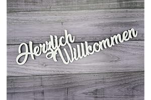 KE-Partyzubehör Text "Herzlich Willkommen [German Language] [German