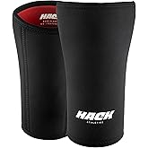 Hack Athletics Performance 7mm Knee Sleeves Compression Sleeves for Men & Women Knee Support & Pain relief, Multipurpose Gym