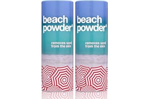 Original Beach Powder (2 x 100g) by Beach Powder | Removes Sand Instantly | Enjoy Wonderfully Smooth Skin | Beach Skin Care - All Natural, Eco-Friendly, Talc Free Powder | Travel & Holiday Accessory