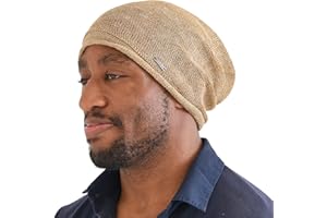 CHARM Leinen Sommer Beanie Slouchd Kühlung Strick Hut Unisex Männer Frauen