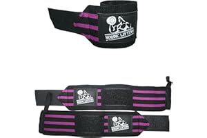 Nordic Lifting New Wrist Wraps (1 Pair) - Premium Support for Weightlifting|Crossfit|Gym