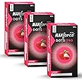 Manforce Litchi Flavoured Extra Dotted Condoms for Men | 30 pcs | Lubricated Latex Condoms For Her Enhanced Pleasure | India’s No. 1* Condom Brand for Safe Sex