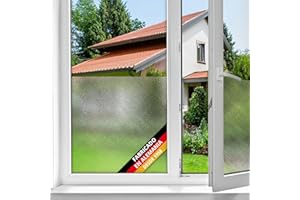 d-c-fix vinilo adhesivo para cristales ventanas lechoso autoadhesivo opaco translúcido privacidad decorativo para mampara de ducha baño lámina pegatina 45 cm x 2 m