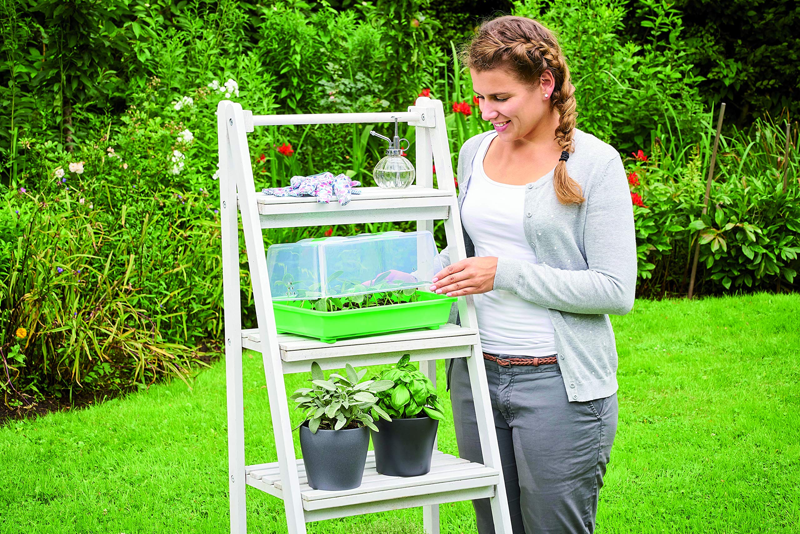 Romberg Serra M (cavità per pastiglie Sorgente, grondaie, Coperchio con Fori di aerazione e cursore) Verde