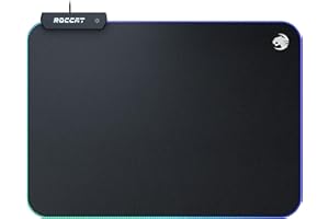 Roccat ROC-13-370 Sense Aimo Podkładka pod Mysz dla Graczy, 350 mm x 250 mm x 3,5 mm, Czarna