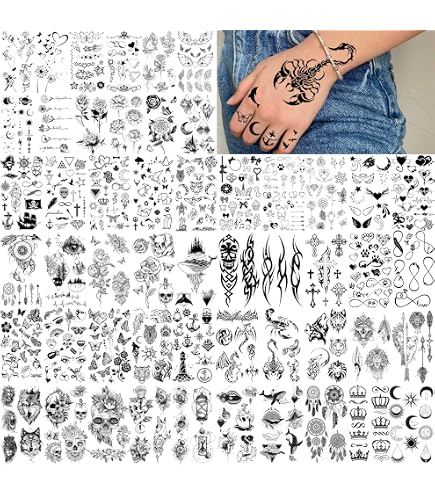Temporäres Berlin Tattoo – Verschiedene Motive (u.a. Berliner Bär), Ca. 5 X 5 Cm, Als Geschenkpostkarte