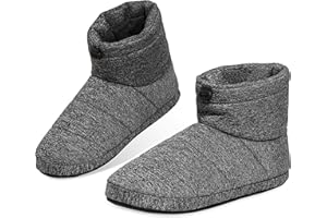 DUNLOP Pantofole Uomo Invernali a Stivaletto per Casa Calda Memory Foam