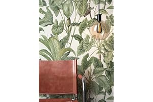 NEWROOM Blumentapete Tapete Grün Blumen Blätter Floral Vliestapete Vlies moderne Design Optik Tapete Modern inkl. Tapezier Ratgeber