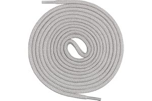 Mount Swiss© Sznurowadła okrągłe, Ø 3-4 mm, bardzo odporne na rozerwanie, ze 100% bawełny, idealne do sneakersów, butów sportowych, butów rekreacyjnych, butów skórzanych itp