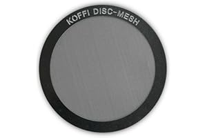 KOFFI ® DISC - Metal Filter for AeroPress - Reusable - Stainless Steel Ultra Fine Mesh Disk - for Better Tasting Coffee