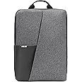 ASUS AP4600 Laptop Backpack, Quick-Access Pockets, Water-Repellent, Durable, Stylish & Lightweight Design, Suitable for up to 16-inch Laptop, 450 g (Grey)