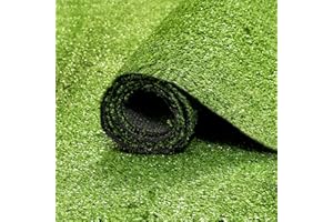 ‎CARPETO RUGS Carpeto Rugs Kunstrasen Rasenteppich für Garten Balkone Terrassen Wintergärten - Höhe: 7 mm Meterware Wasserdurchlässig 250 x 110 cm Grün