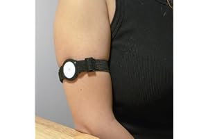 TD1 3D Sensor Armband Holder/Protector Compatible with Freestyle Libre 1/2 - Black