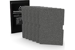 ANDRADO 6er-Set Beko Trockner Filter 2964840100 I u.a. auch Elektra Bregenz, Blomberg, Grundig Trockner Filter I 240x155mm Filter für Trockner I Filterschwamm, Wärmepumpentrockner