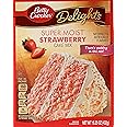 Betty Crocker Supermoist Strawberry Cake Mix 432g (15.25oz) Pack of 1
