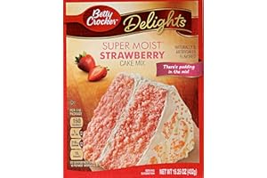 Betty Crocker Supermoist Strawberry Cake Mix 432g (15.25oz) Pack of 1