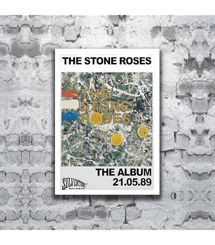 Onthewall Ian Brown (The Stone Roses) Pop Art Print Poster – 40x30 Cm, Carta Satinata 300g, Stampa Artistica - copertina