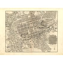 Old Edinburgh Map | Plan of the City of Edinburgh, Scotland | 1820 ...
