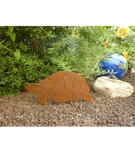 Edelrost-Blüte Als Gartendeko – Ca. 24 Cm Durchmesser, Mit 70 Cm Erdspieß, Wetterfeste Metallblume Für Garten & Terrasse