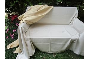 Pago Poco Telo Arredo Copritutto Matrimoniale in Tinta Unita Damascato Misura: 280x280cm. Made in Italy (Bianco)