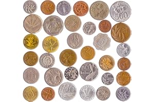 HOBBY OF KINGS 20 Monedas Diferentes con Plantas: Árboles, Pastos, Flores, Hojas, Granos, Frutas, Flores