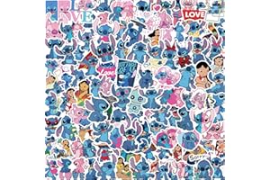 KEULABLEN 100Pcs Cute Cartoon Stickers, Kawaii Waterproof Vinyl Stickers for Laptop Skateboard Bike Guitar Laggage Bicycle, Kids and Teens