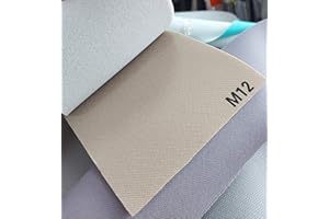 TAPIZADOS LUXOR Kit para TAPIZAR TECHOS DE Coche (2 Metros de Tela con Foam 3mm y Charmés Bielastico+ Pegamento) (Pack M12, 2Metros+1Litro Pegamento)