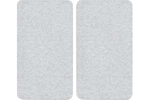WENKO 2712663100 Universal cover plates Transparent set of 2, for all types of cookers, Glass Tempered glass, 30 x 1.84.5 x 52 cm, Transparent