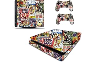 the grafix studio Comics Sticker/Skin PS4 slim/Compatible With Sony Playstation 4 Slim Console & Remote controller stickers, pss16