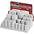 Felt Furniture Pads -216 Pcs Furniture Pads Hardwoods Floors Self Adhesiv, Cuttable Felt Chair Pads Anti Scratch Floor Protectors for Furniture Feet Chair Legs Furniture Felt Pads Gray