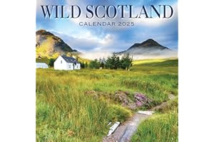 2025 Scotland Calendar: Wild Scotland - Square Wall Calendar - Month to View - 12 Months