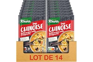 Knorr Soupe Déshydratée Chinoise 45g - Lot de 14