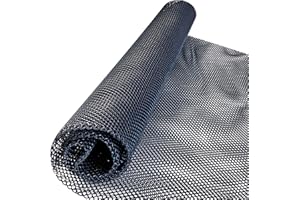 Windhager 05373 mata podłogowa z HDPE, odstraszacz kun, krata chroniąca przed kunami, czarna, 05373