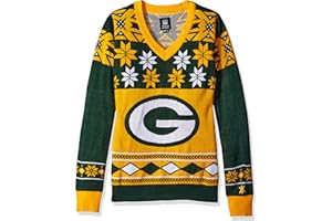 FOCO NFL Damen Pullover mit V-Ausschnitt