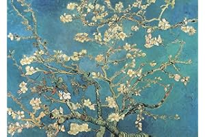 AVEJOYS Jigsaw Puzzles for Adults 1000 Piece Almond Blossom by Vincent Van Gogh 27.56 x 19.69 Inch Puzzles for Adults Educational Challenge 1000 Pieces Van Gogh Puzzles for Adults