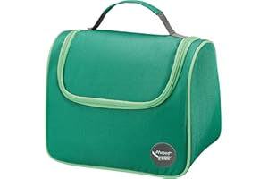 Maped Picnik - Bolsa de almuerzo isotérmica con asa de transporte, fácil de limpiar, bolsa isotérmica para comer, color verde