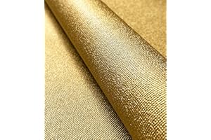 NEWROOM DESIGN NEWROOM Tapete Gold Vliestapete Leicht Glänzend - Unitapete Uni Einfarbig Textur Sehr Kratzfest Glamour inkl. Tapezier-Ratgeber