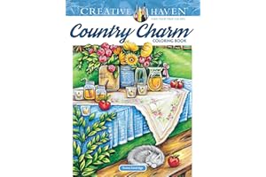Creative Haven Country Charm Coloring Book