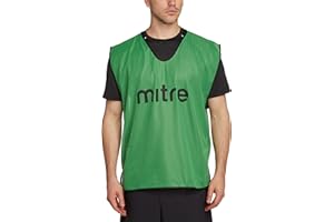 Mitre Adult Pro Training Football Bib | Lightweight Multi-sport Bib | Breathable Mesh